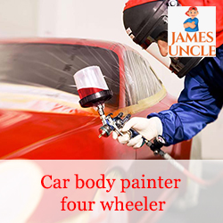 Car body painter four wheeler body builder Mr. Arpan Saha in Talpukur